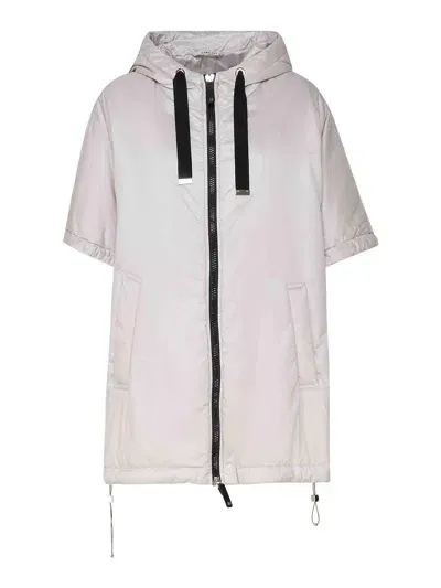 Max Mara The Cube Greenci Hood In Nylon In Blanco