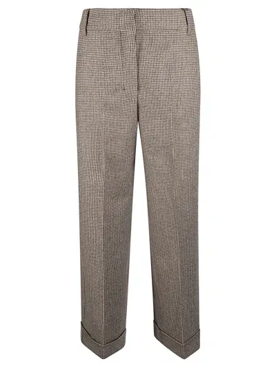 Max Mara The Cube Lilly Trousers In Brown/cacha