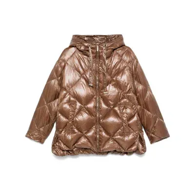 Max Mara The Cube Outerwears In Brown