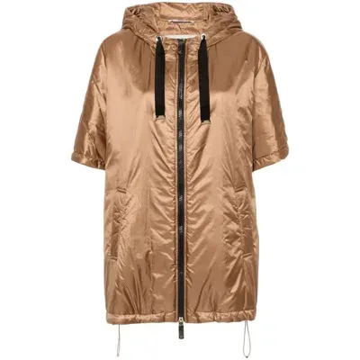 Max Mara The Cube Outerwears In Brown