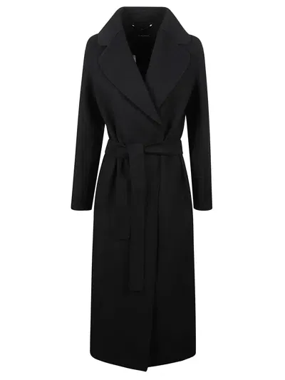 Max Mara The Cube Poldo Coat In Black