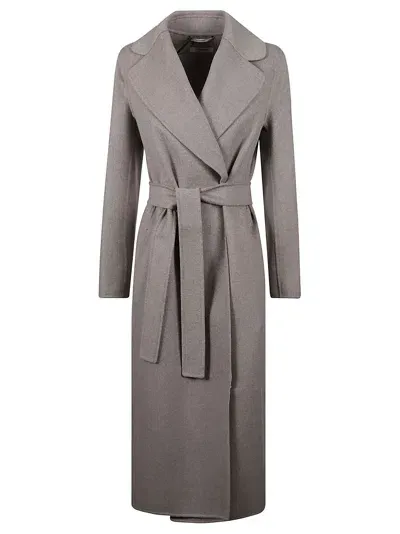 Max Mara The Cube Poldo Coat In Tortora