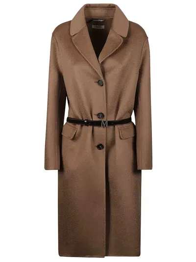 Max Mara The Cube Rubens Coat In Camel