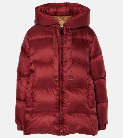 Max Mara The Cube Seia Puffer Jacket In 022 Red