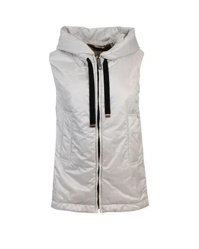 Max Mara The Cube Sleeveless Jacket In Grey