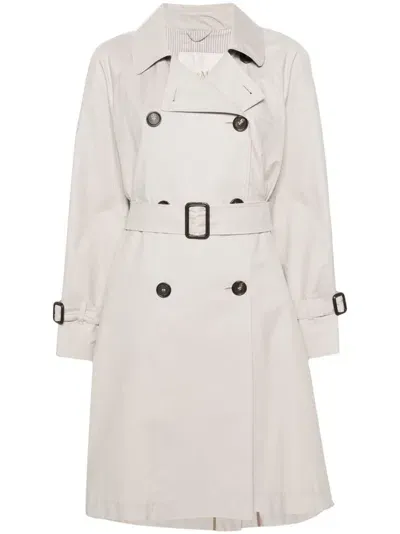 Max Mara The Cube Ti Trench Coat In Neutrals