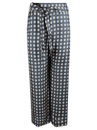 Max Mara The Cube Timeb Trousers In Panna/blue