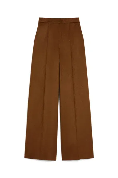 Max Mara Trousers In Brown