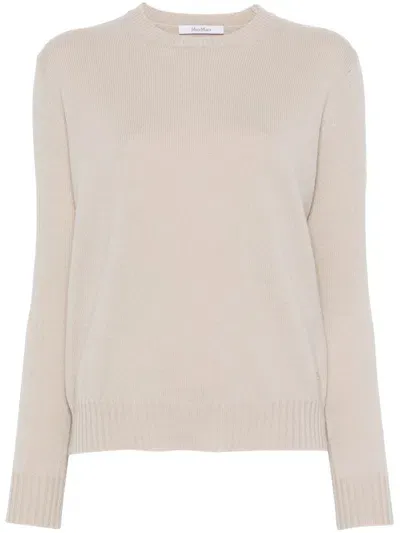 Max Mara Viglio Sweater In Neutrals