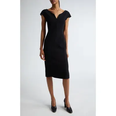 Max Mara Cady Princess-line Dress In Black