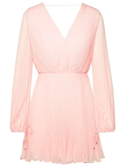 Max Mara Visita Pink Polyester Dress