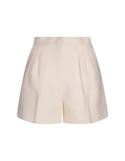 Max Mara White Giugno Shorts