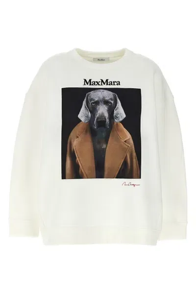 Max Mara Bacco Sweathirt In White