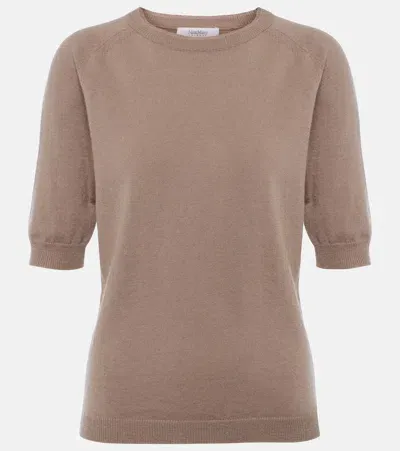 Max Mara Wool And Cashmere Sweater In Beige