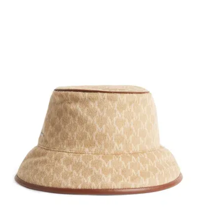 Max Mara Wool-cashmere Bucket Hat In Beige