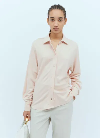 Max Mara Wool Shirt In Pink