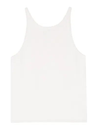 Max Mara Wool Top In White