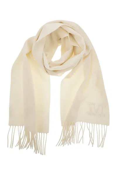 Max Mara Wsdalia - Cashmere Scarf In White