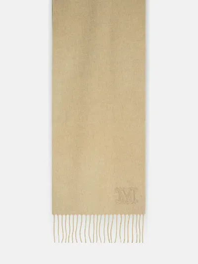 Max Mara 'wsdalia' Beige Cashmere Scarf