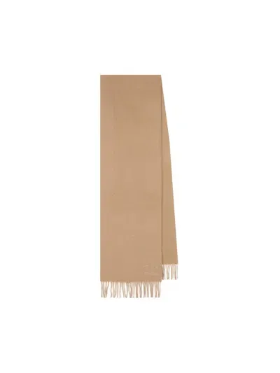 Max Mara Wsdalia Fringed Scarf In Brown