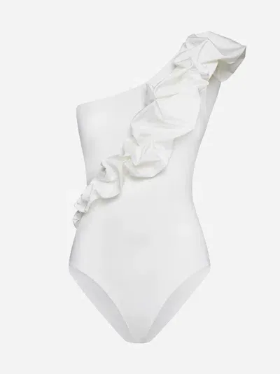 Maygel Coronel Elena One-piece Swimsuit In White