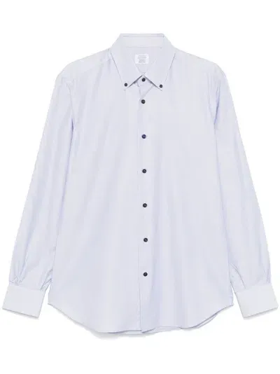 Mazzarelli Cotton Shirt In Blue