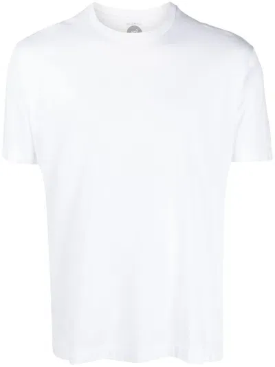 Mazzarelli Round-neck Short-sleeve T-shirt In Weiss