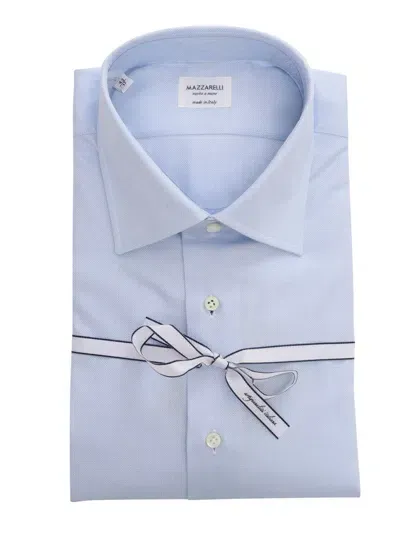 Mazzarelli Slim Fit Shirt In Light Blue