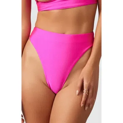 Mbm Swim Wish Bikini Bottom In Magenta