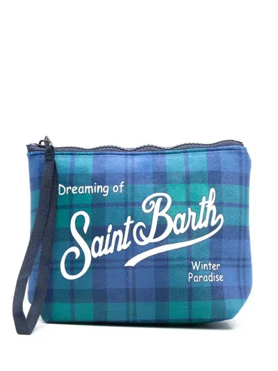 Mc2 Saint Barth Aline Wash Bag In 蓝色