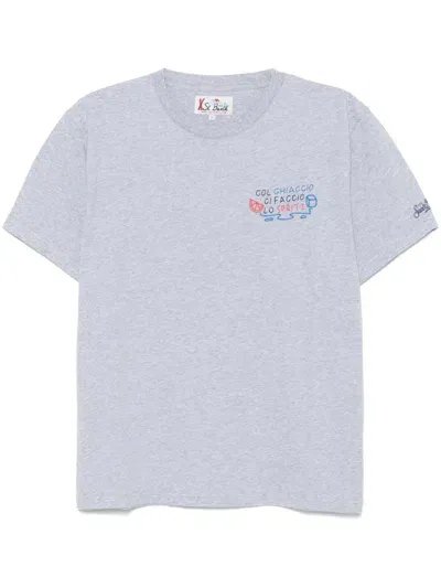 Mc2 Saint Barth Arnott T-shirt In Grey