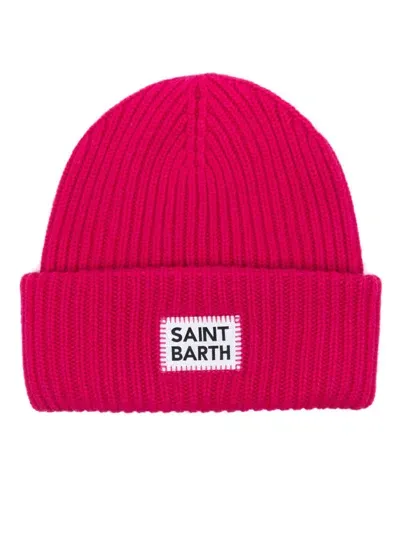 Mc2 Saint Barth Berry Beanie Hat In 粉色