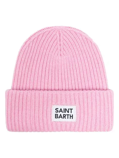 Mc2 Saint Barth Berry Beanie Hat In Pink