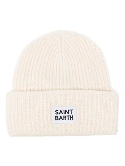 Mc2 Saint Barth Berry Beanie Hat In White