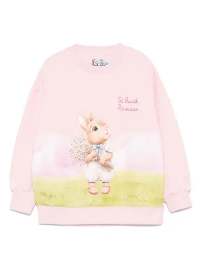 Mc2 Saint Barth Kids' Briony W Sweatshirt In Pink