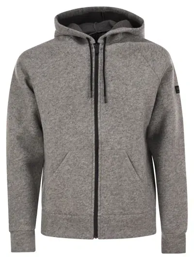 Mc2 Saint Barth Carrel - Sweatshirt In Technical Fabric In Grey