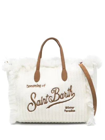 Mc2 Saint Barth Colette Tote Bag In White