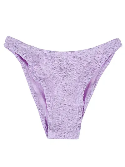 Mc2 Saint Barth High Waisted Bikini Bottoms In Violet