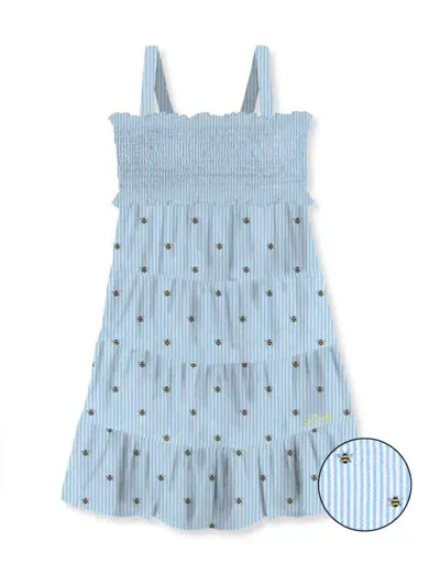 Mc2 Saint Barth Jemine Jr Dress In Blue