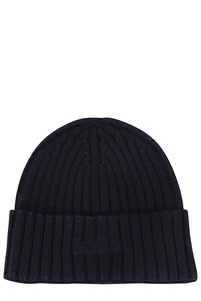 Mc2 Saint Barth Knitted Cap In Black