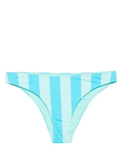 Mc2 Saint Barth Lido Bikini Bottom In Blue