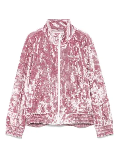 Mc2 Saint Barth Kids' Miriam Track Jacket In Pink