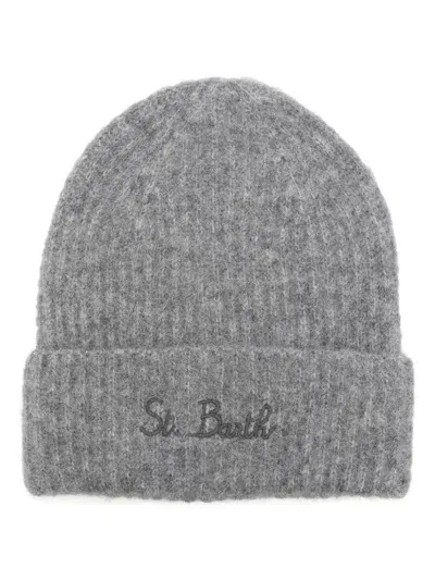 Mc2 Saint Barth Moss Beanie In Grey