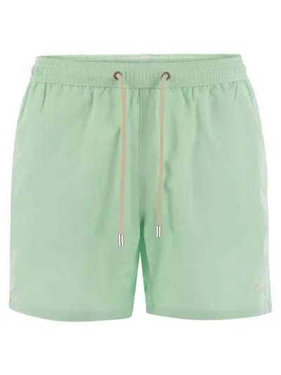 Mc2 Saint Barth Patmos - Beach Shorts In Mint