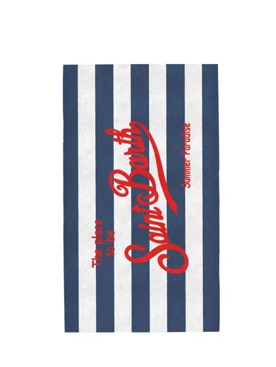 Mc2 Saint Barth Soft Terry Beach Towel In Terry Lig61