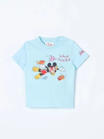 Mc2 Saint Barth T-shirt  Kids Color Gnawed Blue