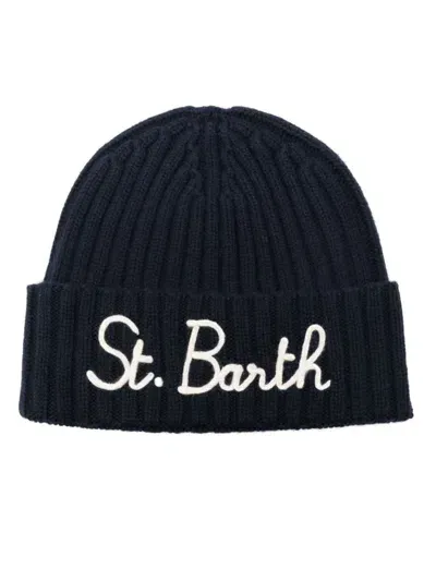 Mc2 Saint Barth Wengen Beanie Hat In Blue