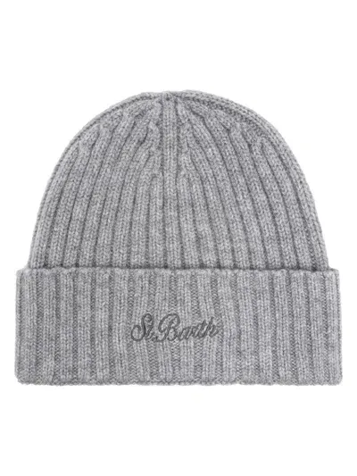 Mc2 Saint Barth Wengen Beanie Hat In Grey