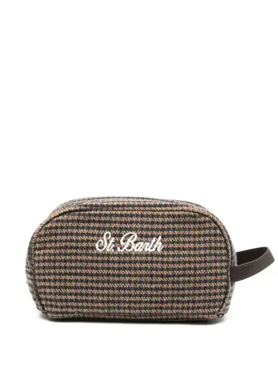 Mc2 Saint Barth Westwood Wash Bag In Braun