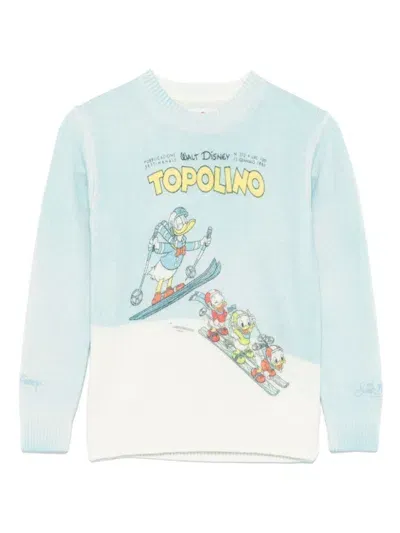 Mc2 Saint Barth X Disney Douglas Sweater In 蓝色